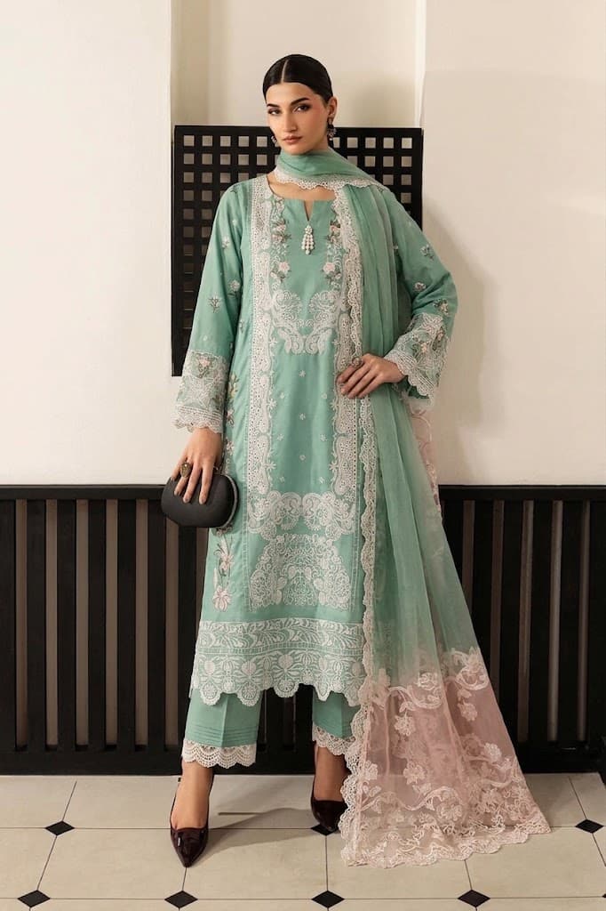 Mehr Mint Chikankari