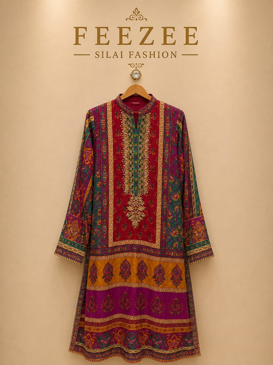 Laila Patola Print — view 2 of 2