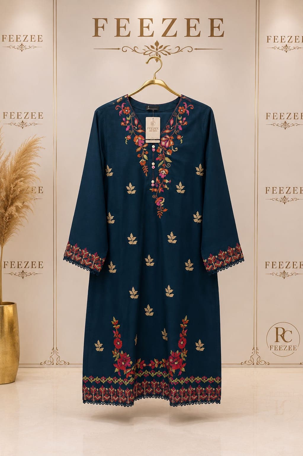 Neelam Teal Suit