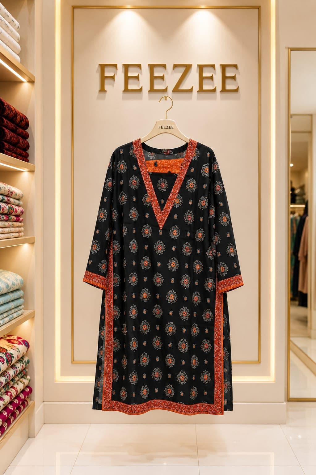 Kaali Ajrak Co-ord
